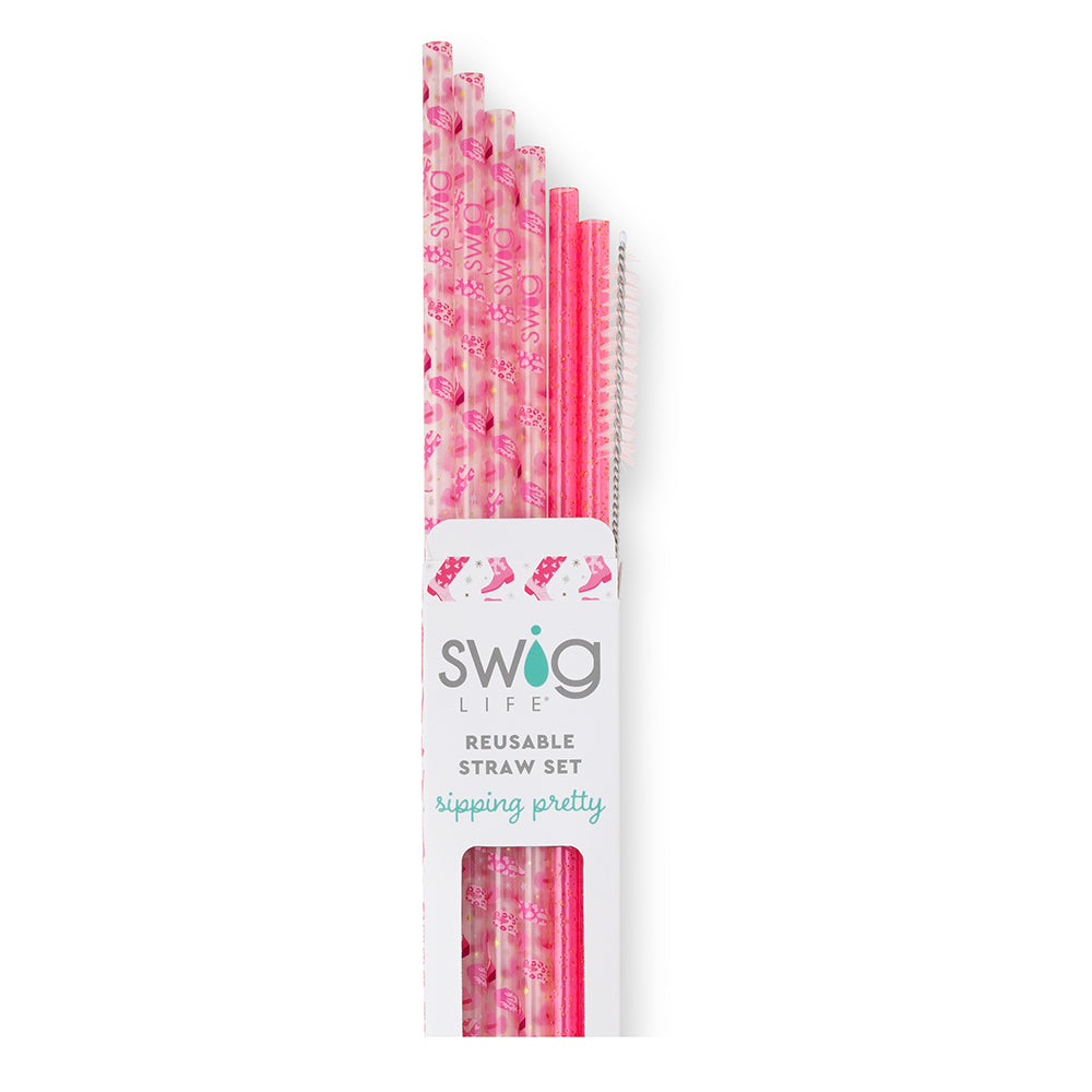 Swig™ Let's Go Girls Straw Topper Set