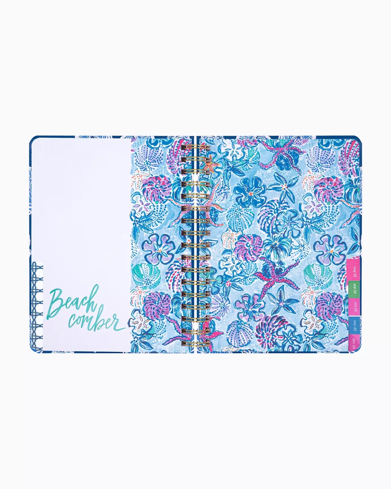 Barton Blue Shell Of A Good Time | Lilly Pulitzer 2024-2025 17 Month Large Agenda