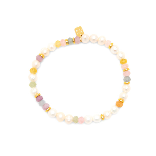 Venice Mixed Bead Stretch | Pura Vida Bracelet