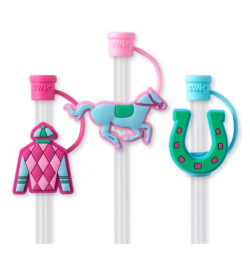 Go Baby Go Swig Straw Topper Set