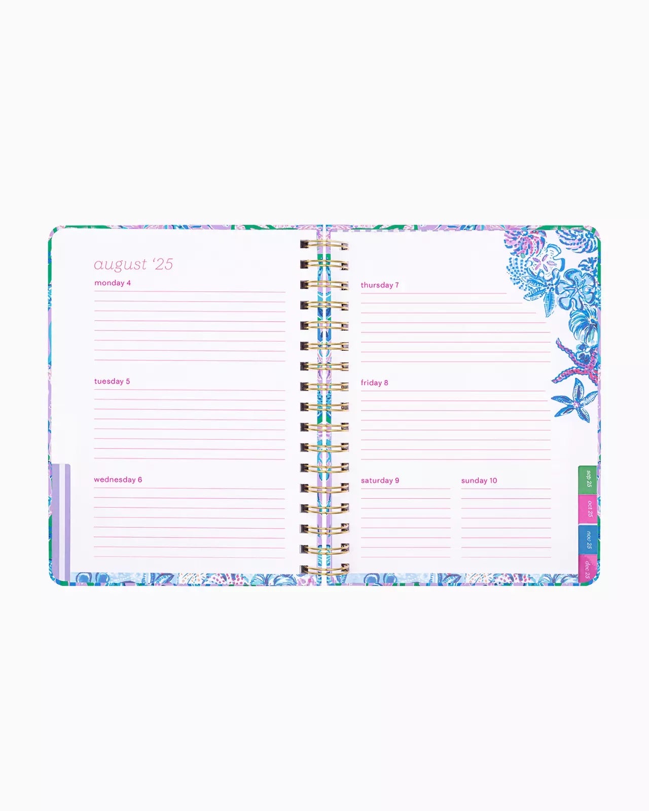 Multi Seacret Escape Home | Lilly Pulitzer 2024-2025 17 Month Large Agenda