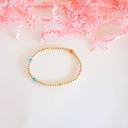 Confetti Poppi Beaded Blondes Bracelet