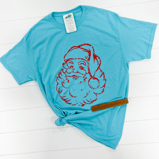 Aqua Santa Tee