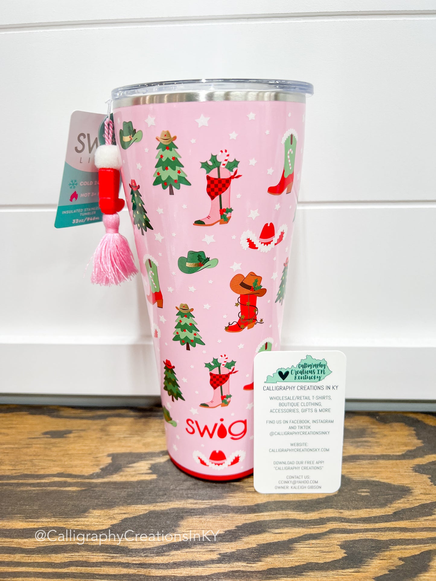 Howdy Holidays 32 oz Swig Tumbler