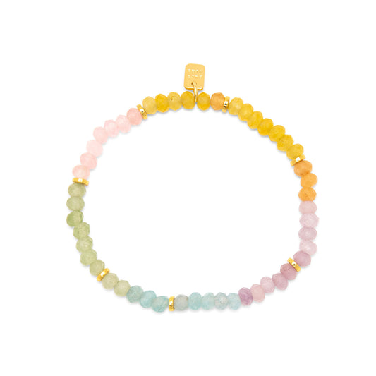 Ombre Rainbow Bead Stretch | Pura Vida Bracelet