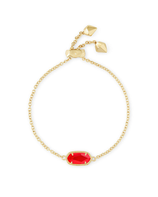 Kendra Scott Elaina Delicate Chain Bracelet - Gold Red Illusion