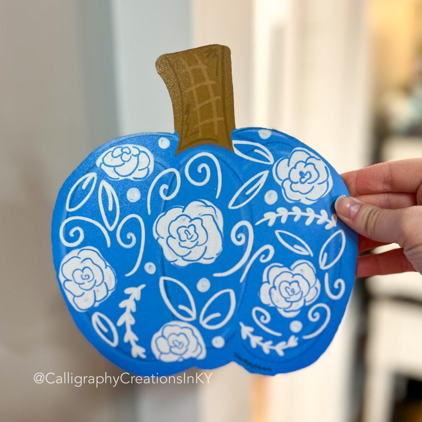 Blue Pumpkin Attachment | Doodles By Rebekah