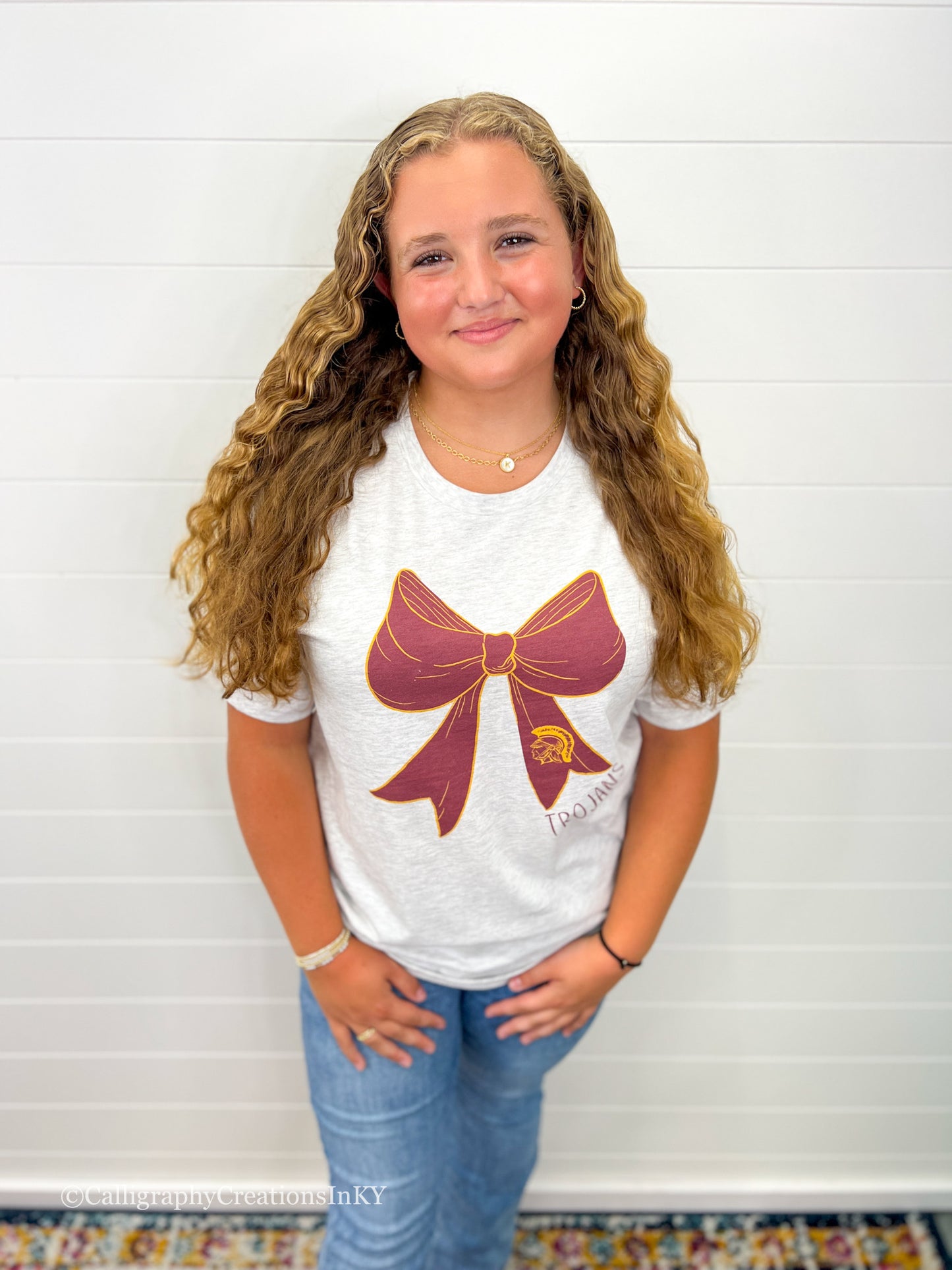 Trojans Bow Tee