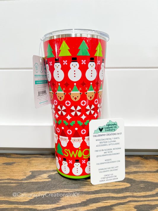 22 oz Christmas Crew Swig Tumbler