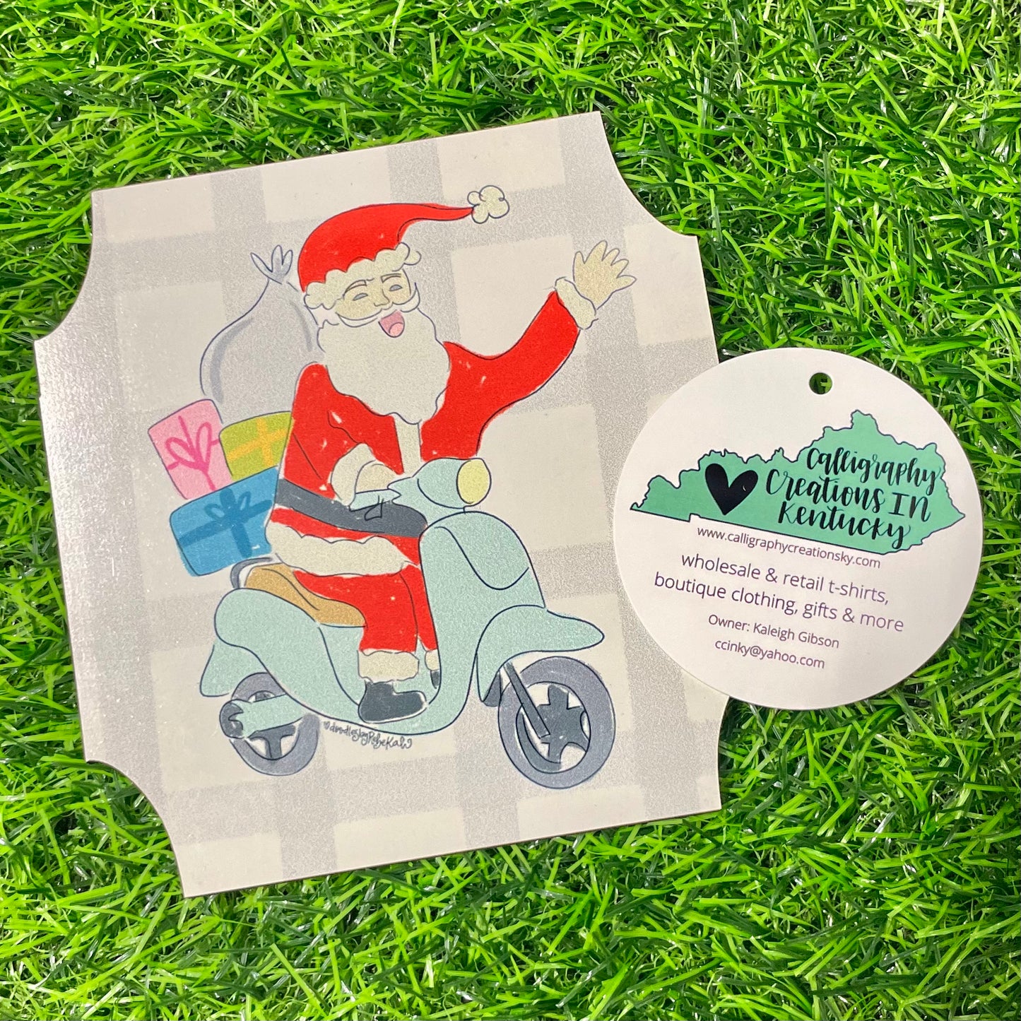 Moped Santa Mini 5 inch Attachment