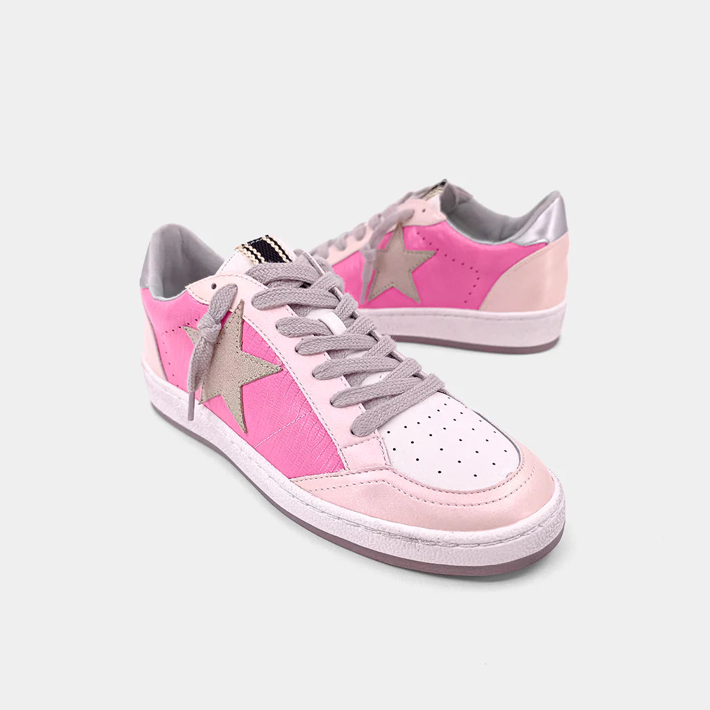 Paz Shu Shop Sneakers | Pink Lizard