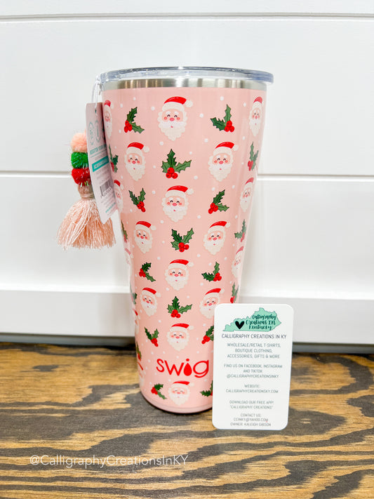 Holly Jolly 32 oz Swig Tumbler