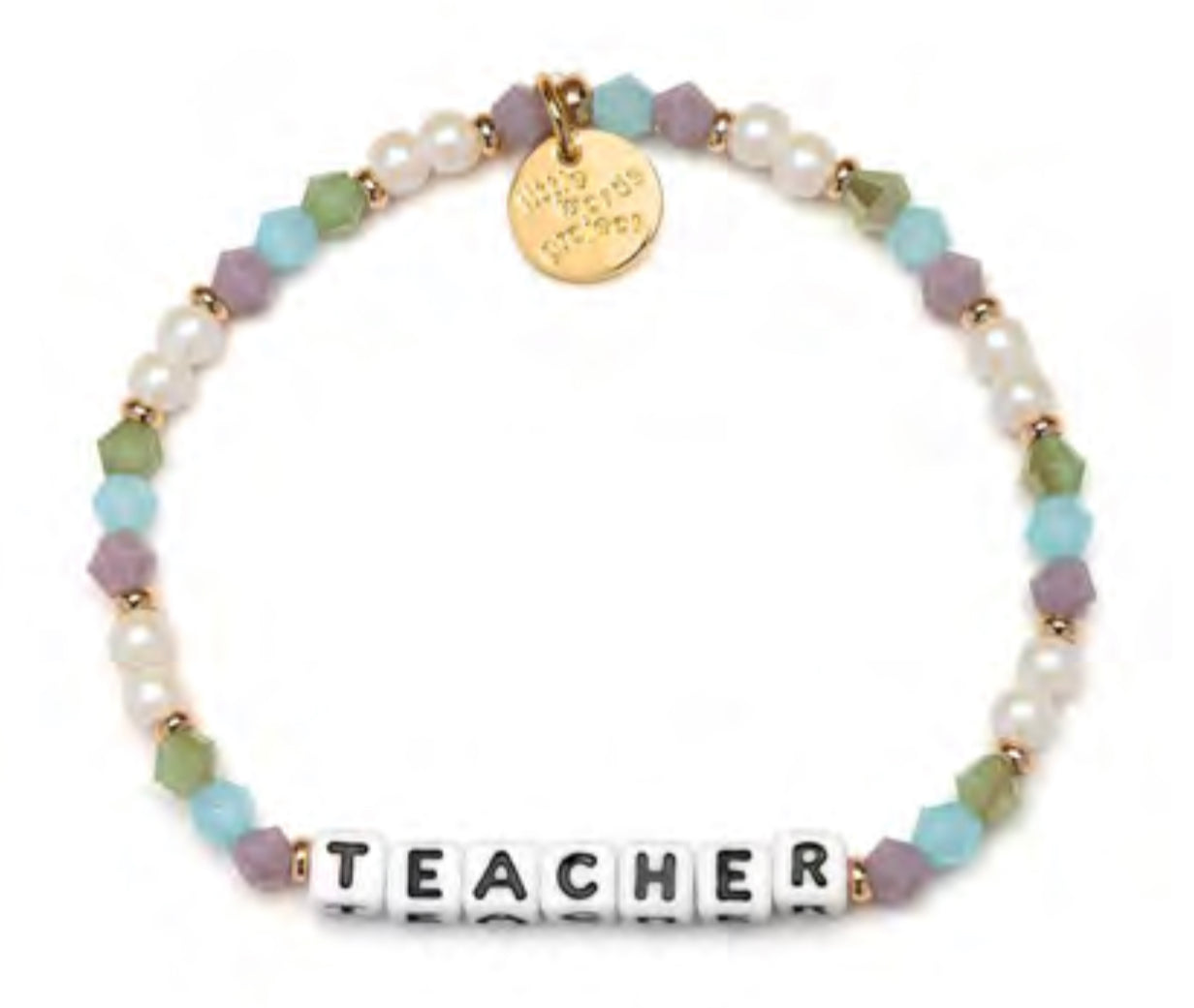 Teacher Little Words Project Beaded Bracelet