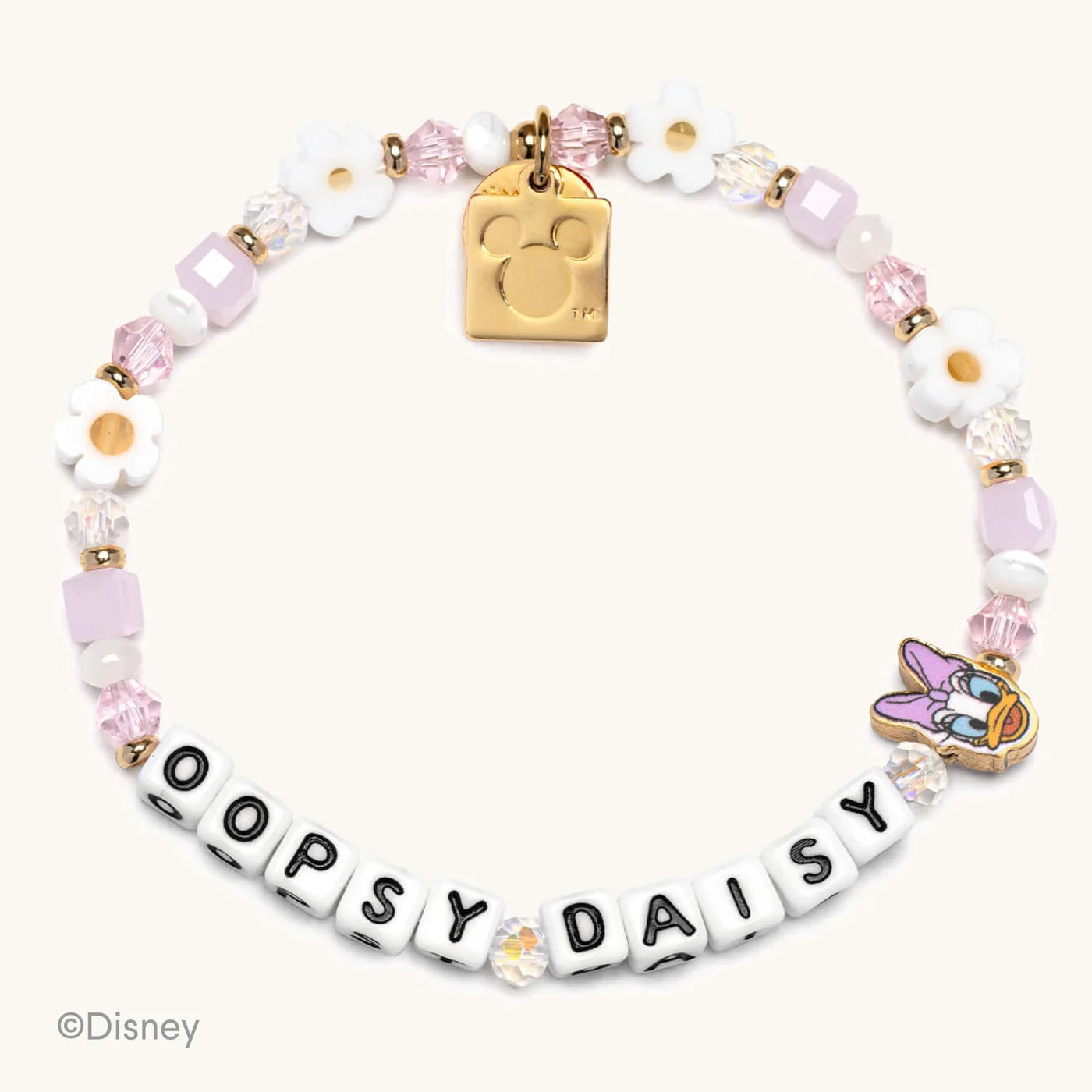 Oopsy Daisy  - Disney Mickey Mouse & Friends Little Words Project Beaded Bracelet