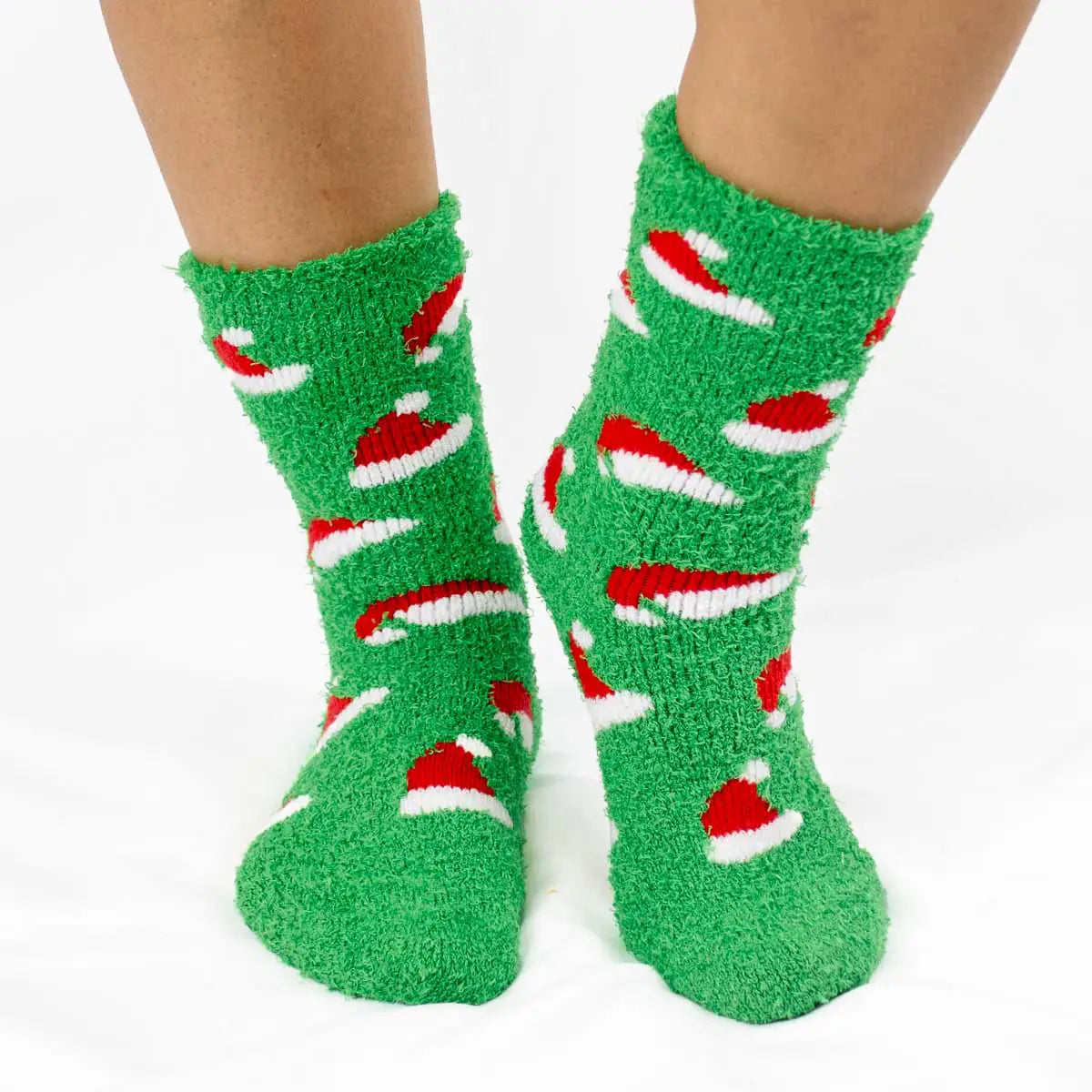 Santa Hat Women’s Snuggle Socks