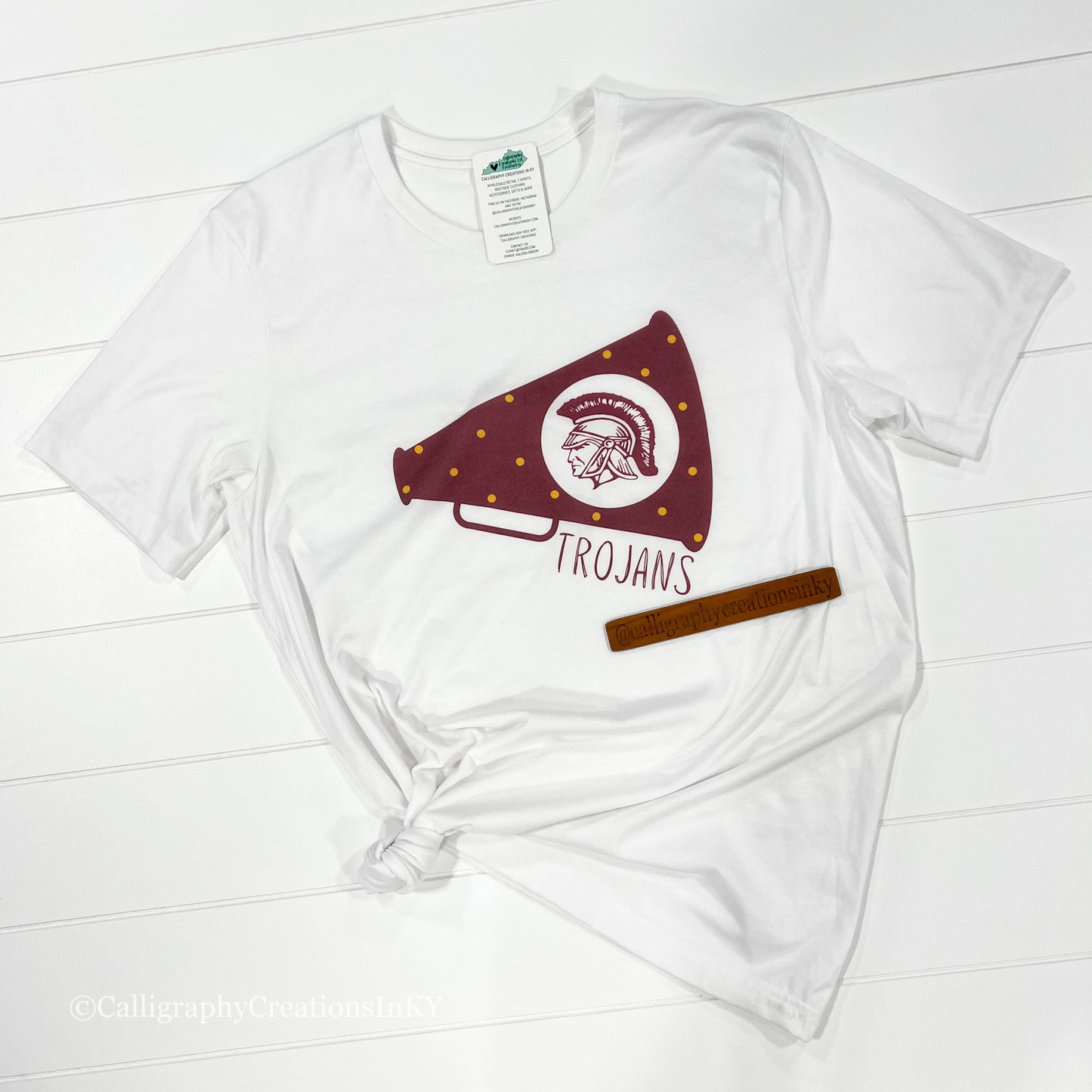 Trojans Megaphone Tee