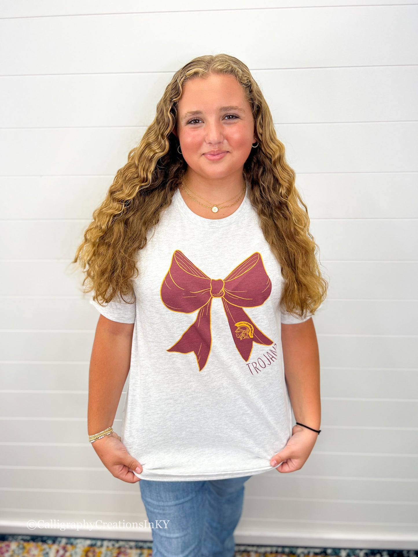 Trojans Bow Tee