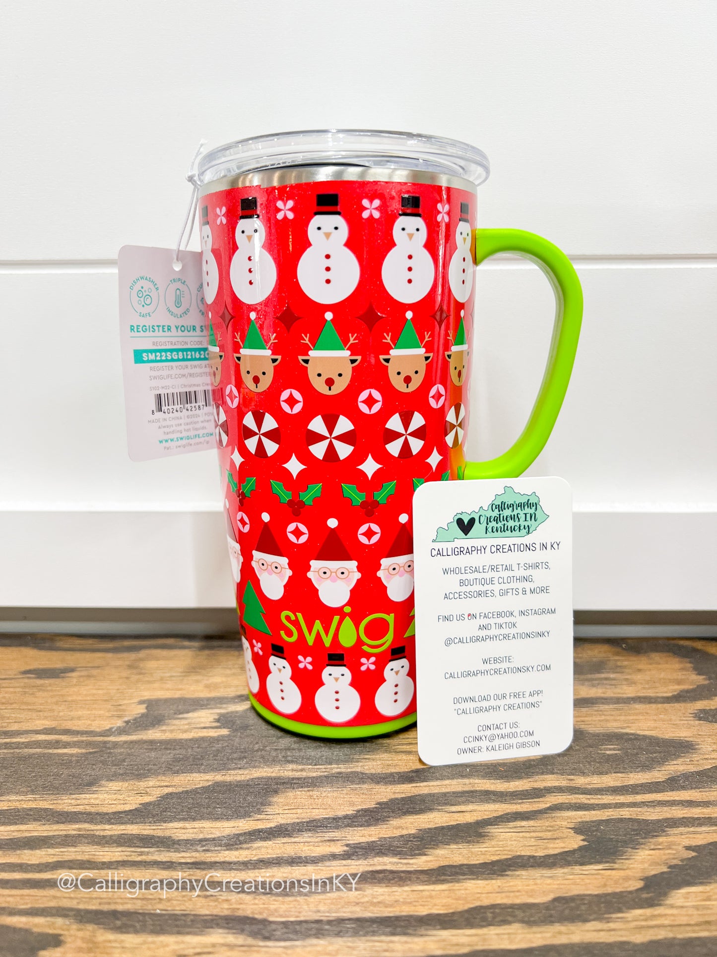 Christmas Crew 22 oz Swig Travel Mug