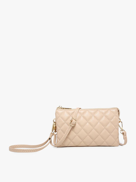 Tan | Riley Quilted Crossbody