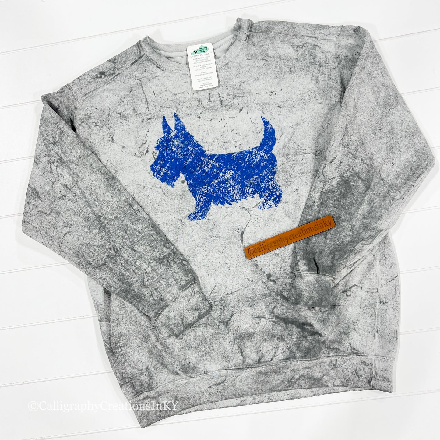 PREORDER • Distressed Scottie Dog Sweatshirt