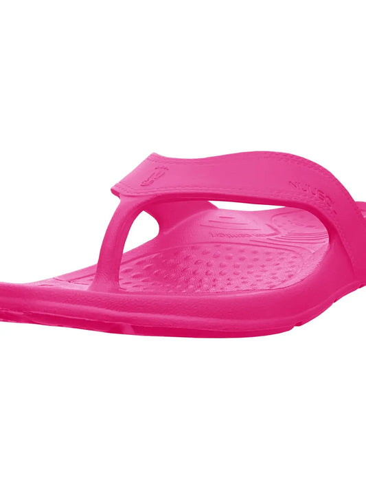 Nuusol Unisex Pink Cascade Flip Flops