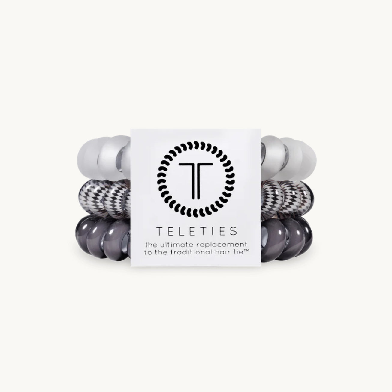 Silver Flames - TELETIES Hair Ties