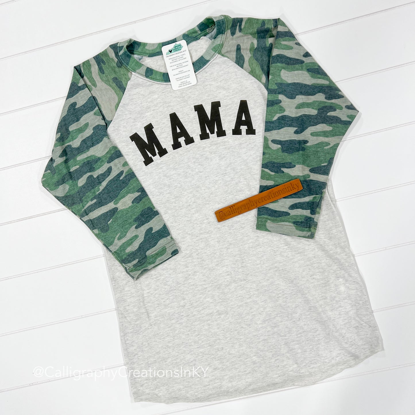 PREORDER • Mama Camo Raglan