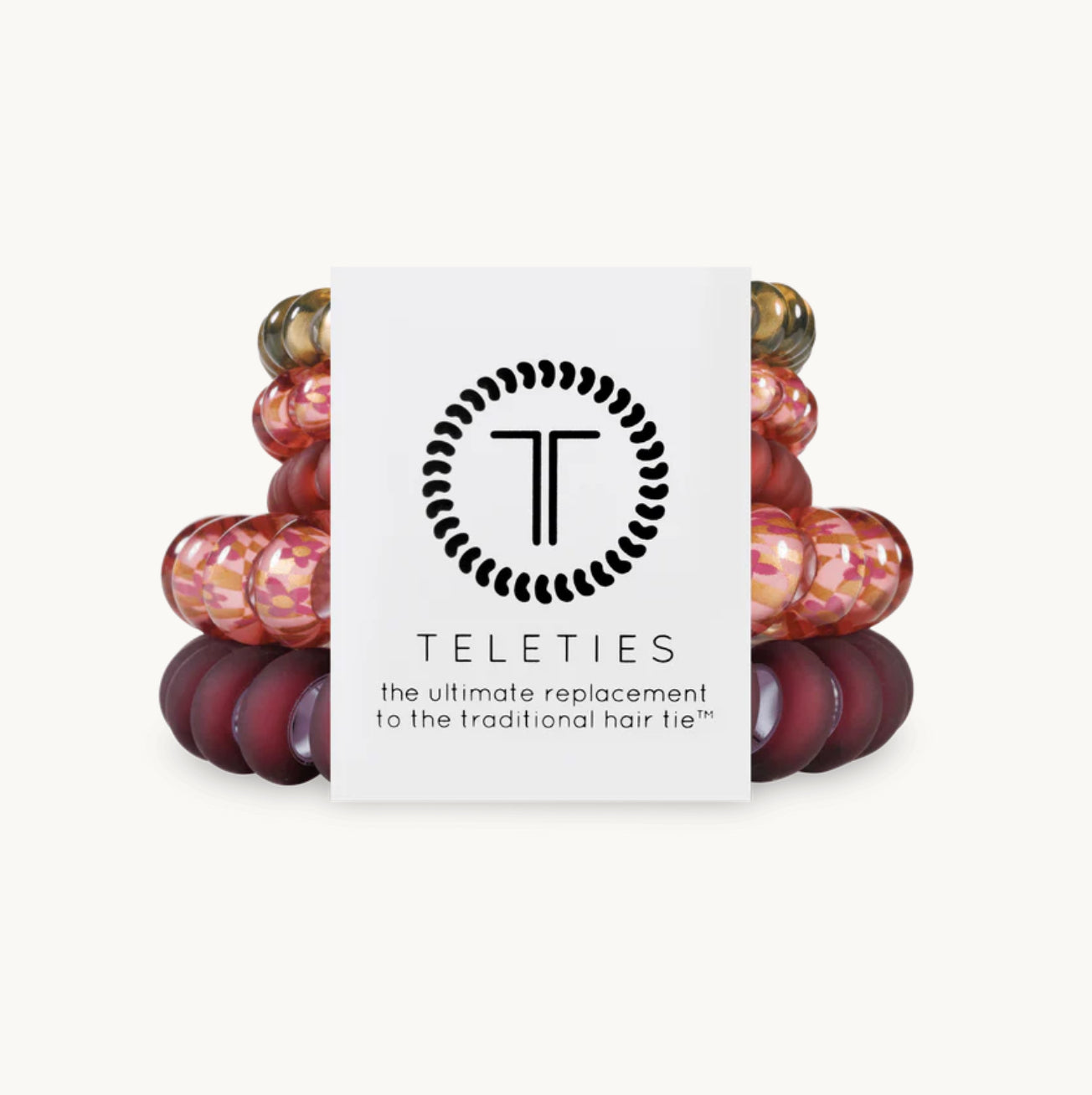 Burgundy Bliss TELETIES - 5 pack