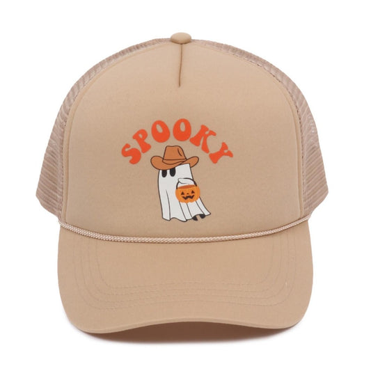 Tan | Spooky Trucker Hat