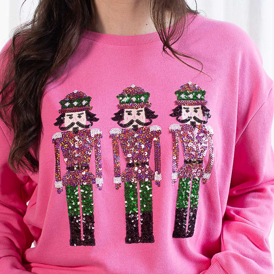 Nutcracker Sequin Sweatshirt