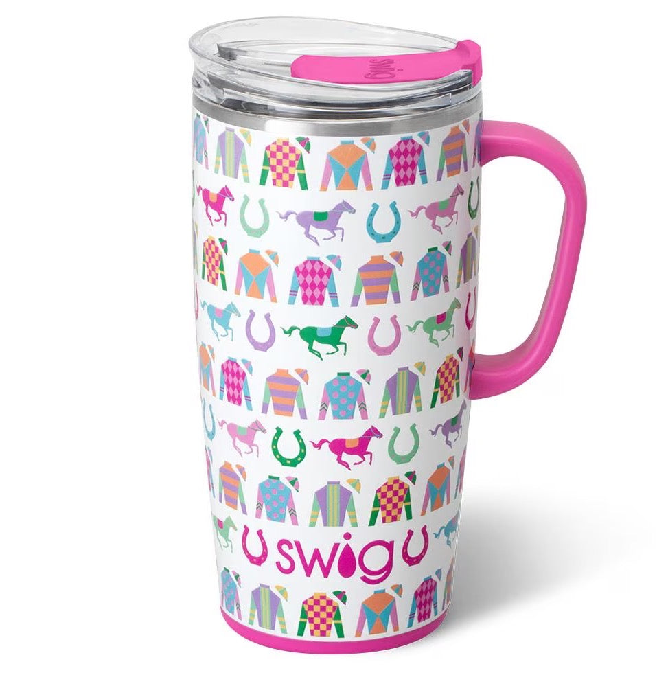 Go Baby Go 22 oz Swig Travel Mug