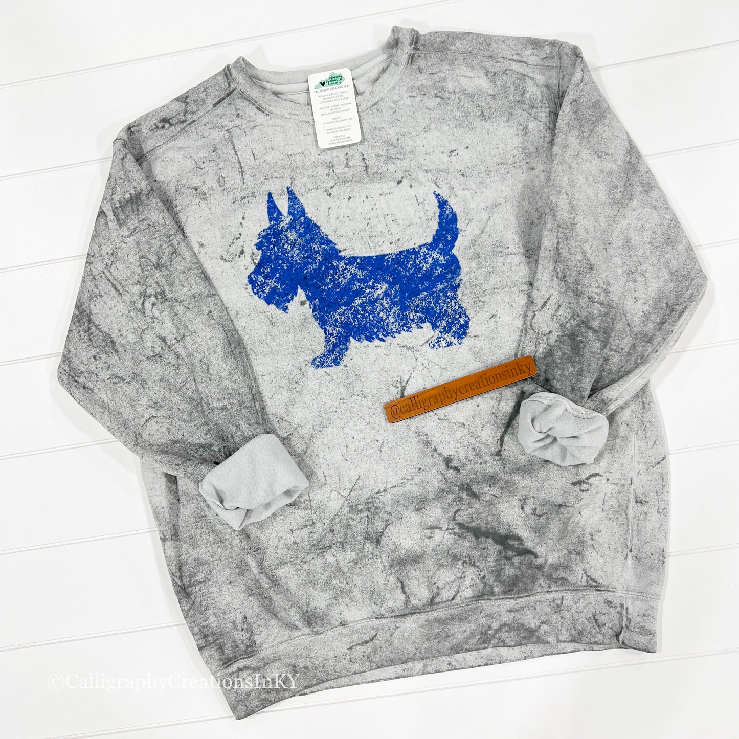 PREORDER • Distressed Scottie Dog Sweatshirt