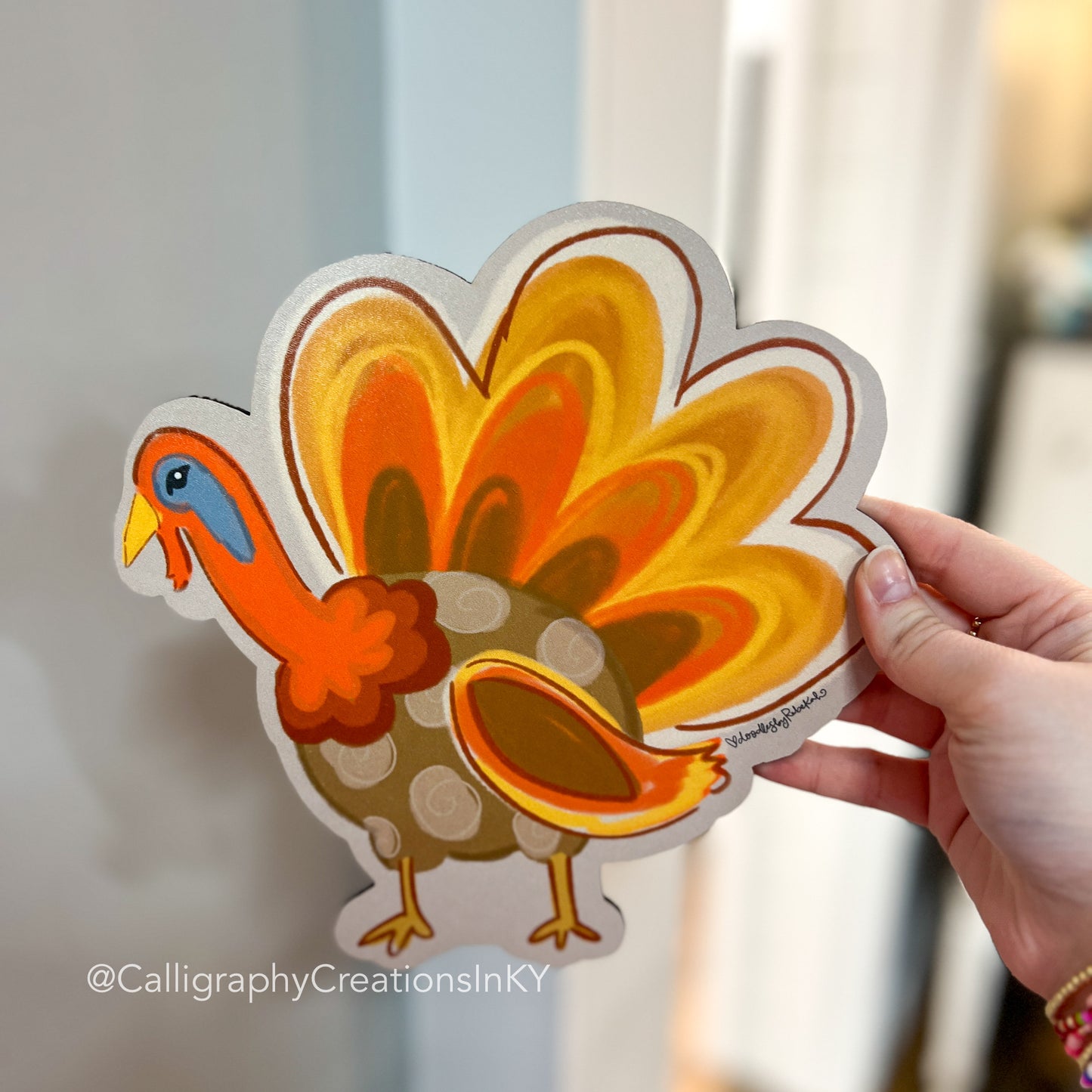 Trottin Turkey Attachment | Doodles By Rebekah