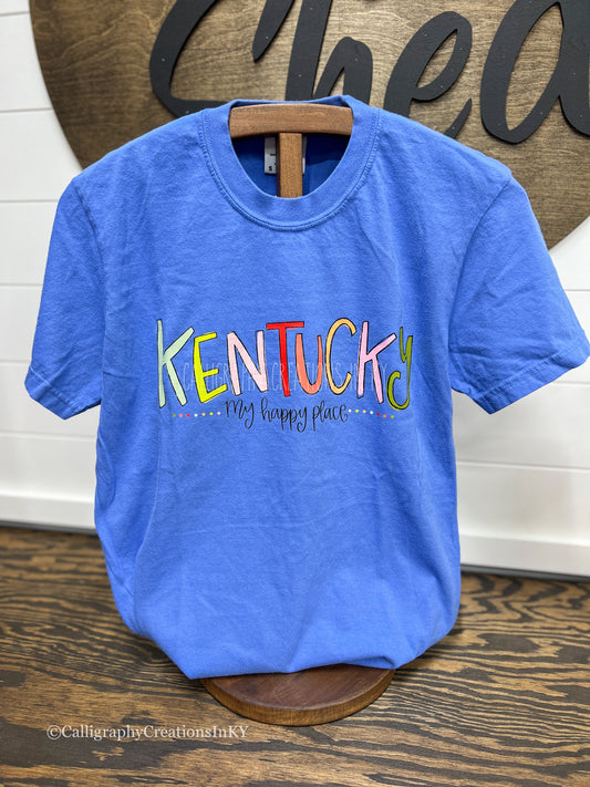 KY Happy Place Tee