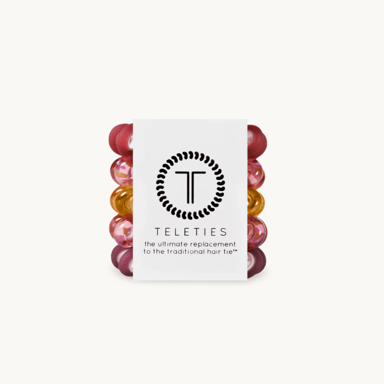 Burgundy Bliss TINY - TELETIES Hair Ties