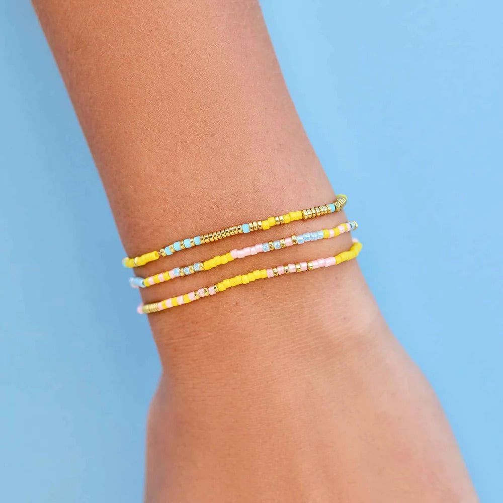 Sunset Beach Stretch | Pura Vida Bracelet Set Of 3