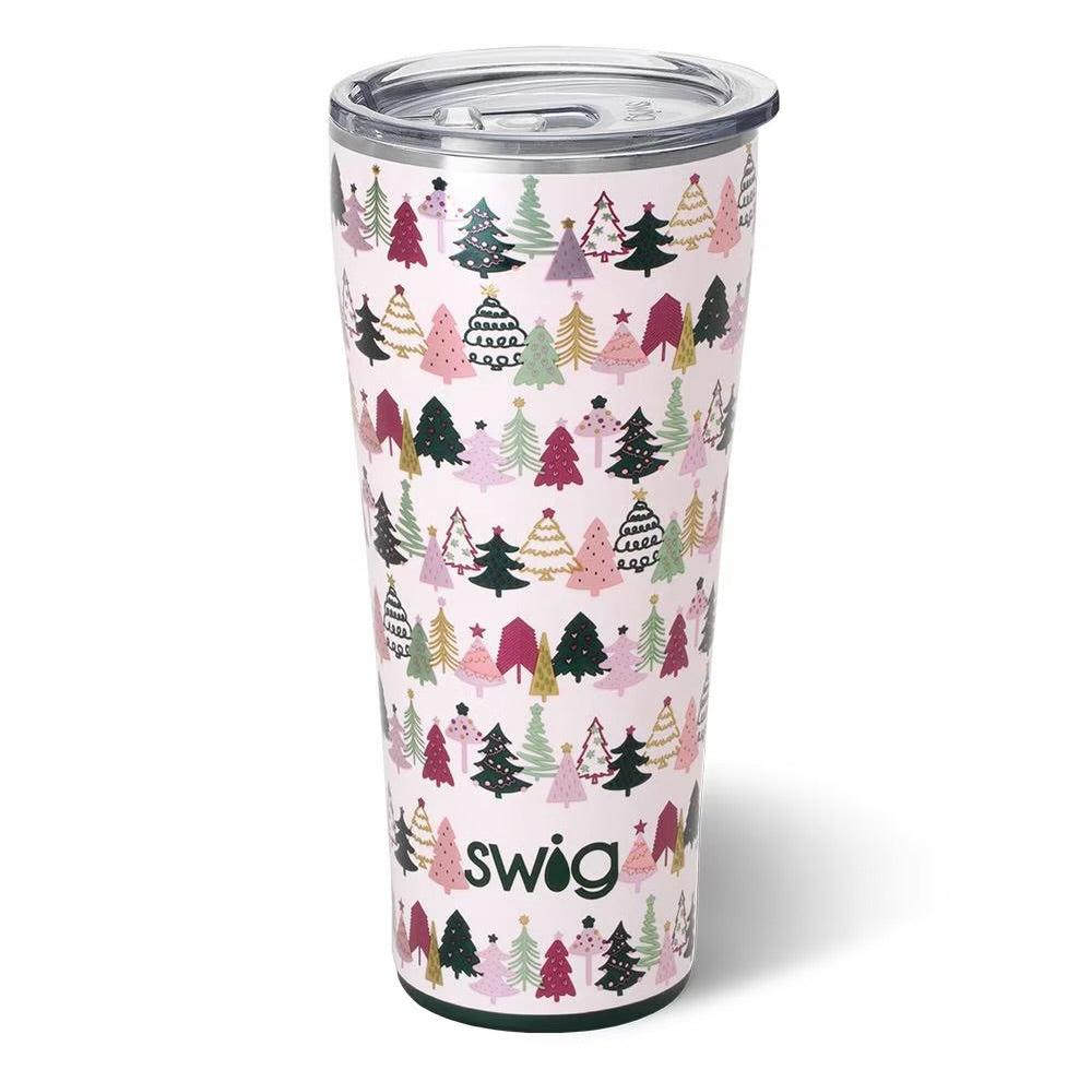 Tinseled Trees 32 oz Swig Tumbler