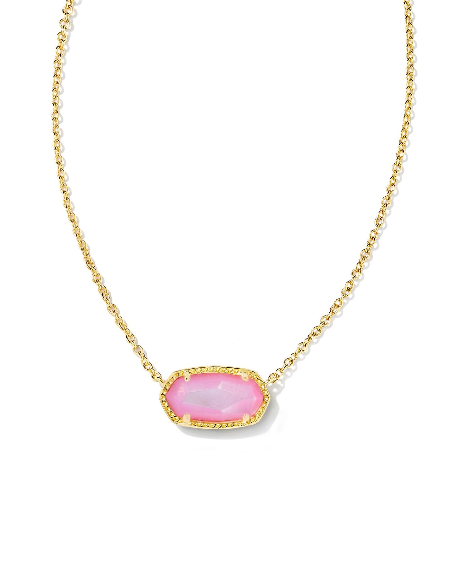 Kendra Scott Elisa Necklace - Gold Blush Ivory Mother Of Pearl