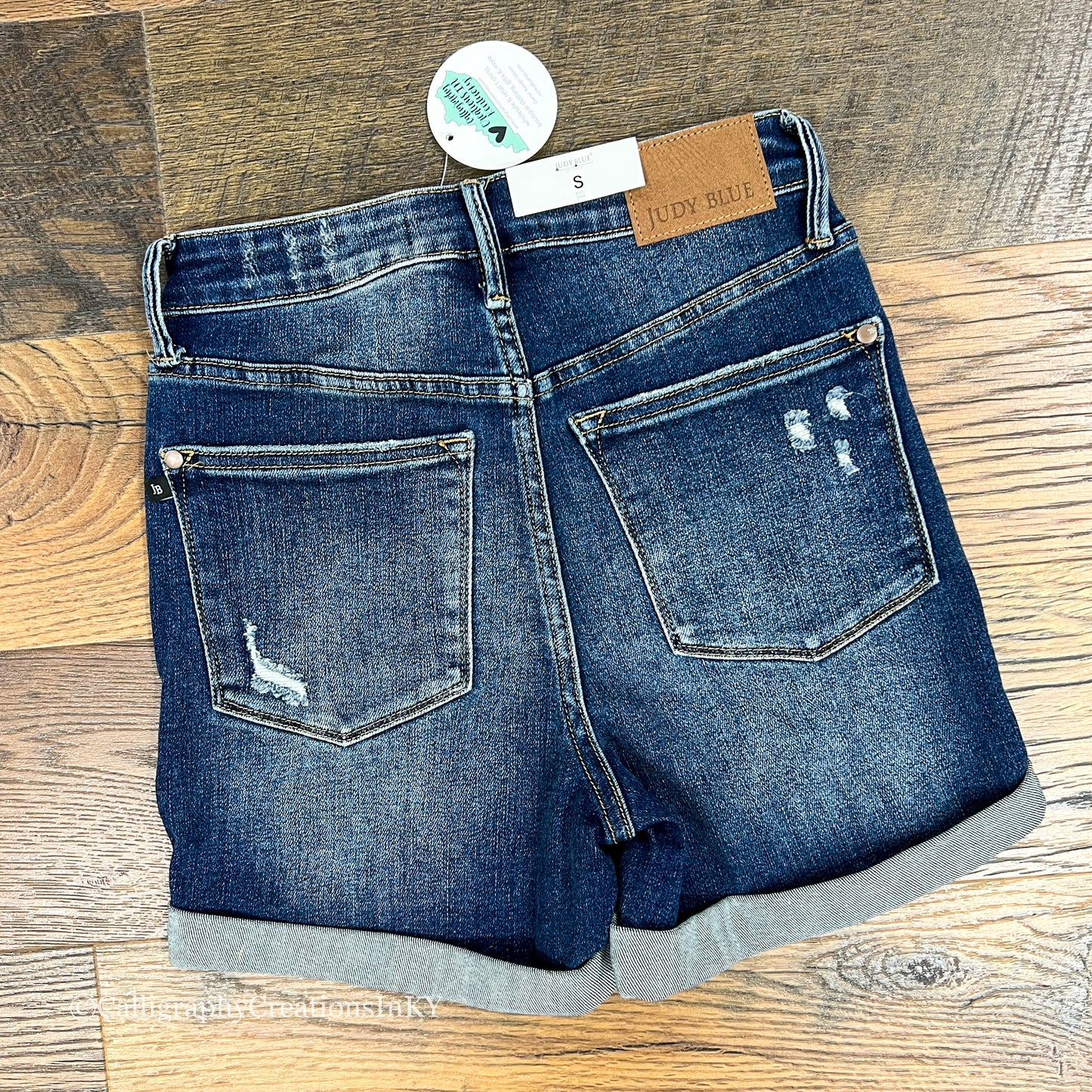 Demi Tummy Control Jean Shorts • Judy Blue