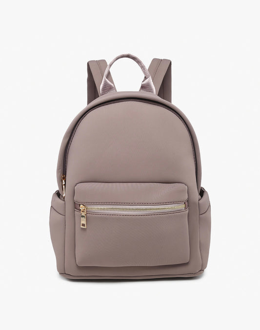 Warm Grey Neoprene Backpack