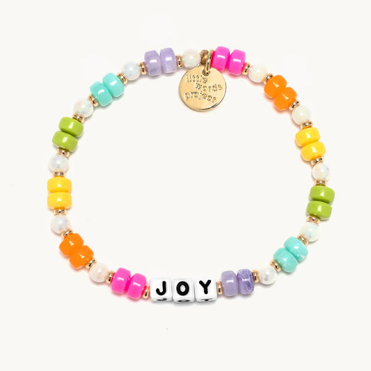 Joy / Inner Tube Little Words Project Beaded Bracelet