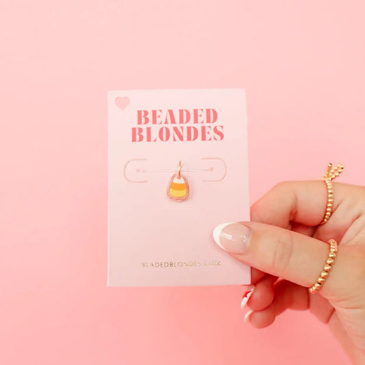 Candy Corn Charm (Interchangable) • Beaded Blondes