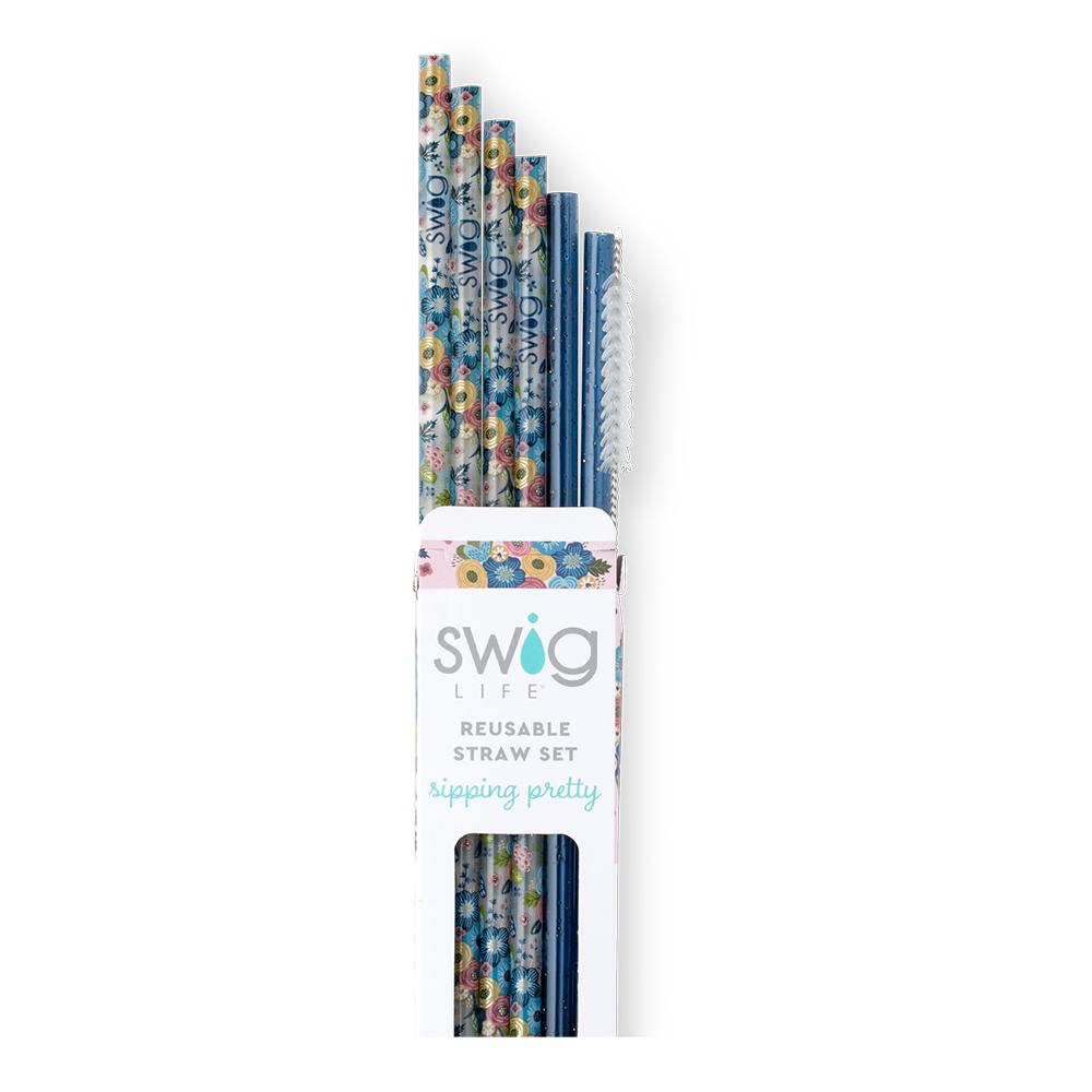 Bella Rosa Swig Reusable Straw Set FINAL SALE