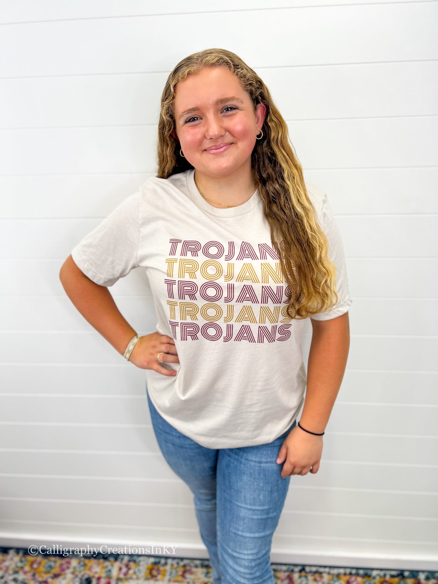 Trojans x 5 Tee