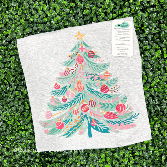 PREORDER • Preppy Christmas Tree Tee/Sweatshirt