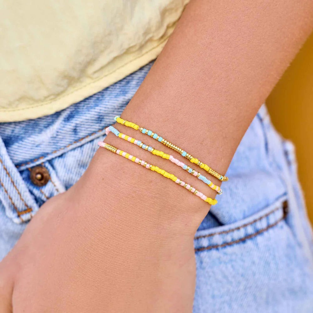 Sunset Beach Stretch | Pura Vida Bracelet Set Of 3