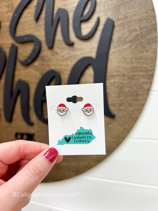 Santa Stud Earrings