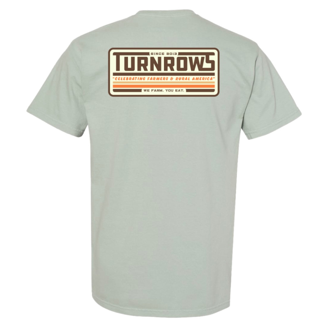 Green Turnrows Vintage Stamp Short Sleeve Tee