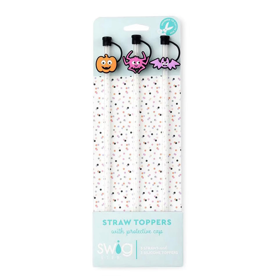 Sweet And Spooky Swig Straw Topper Set