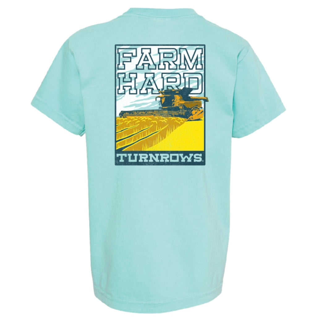 YOUTH Turnrows Farm Hard Poster Short Sleeve Tee